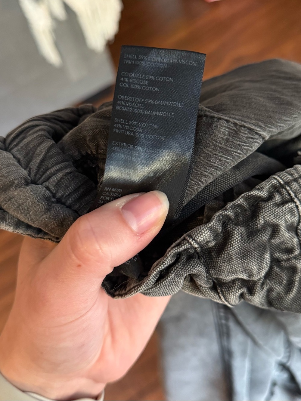 Free People Margate Pleated Balloon Pant size XS charcoal grey - Picture 6 of 6